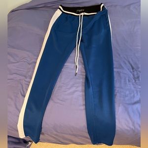 Men’s Stretchy Slim Sweatpants Sz M